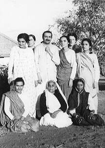 With Eastern Women Disciples on Hill - Meherabad 1938