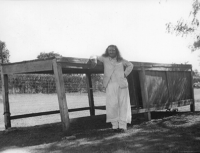 Baba in front of Table Cabin-1937
