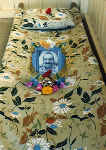 Stretcher which carried Baba's Body